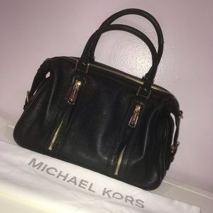 Michael Kors Black Leather Bag